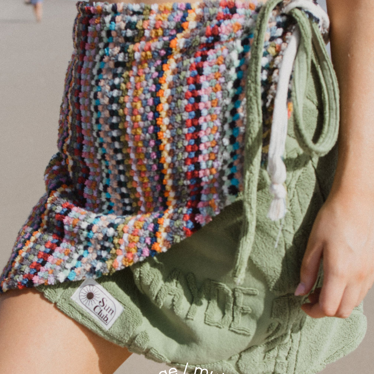 mayde x Sun Club Wrap Skirt
