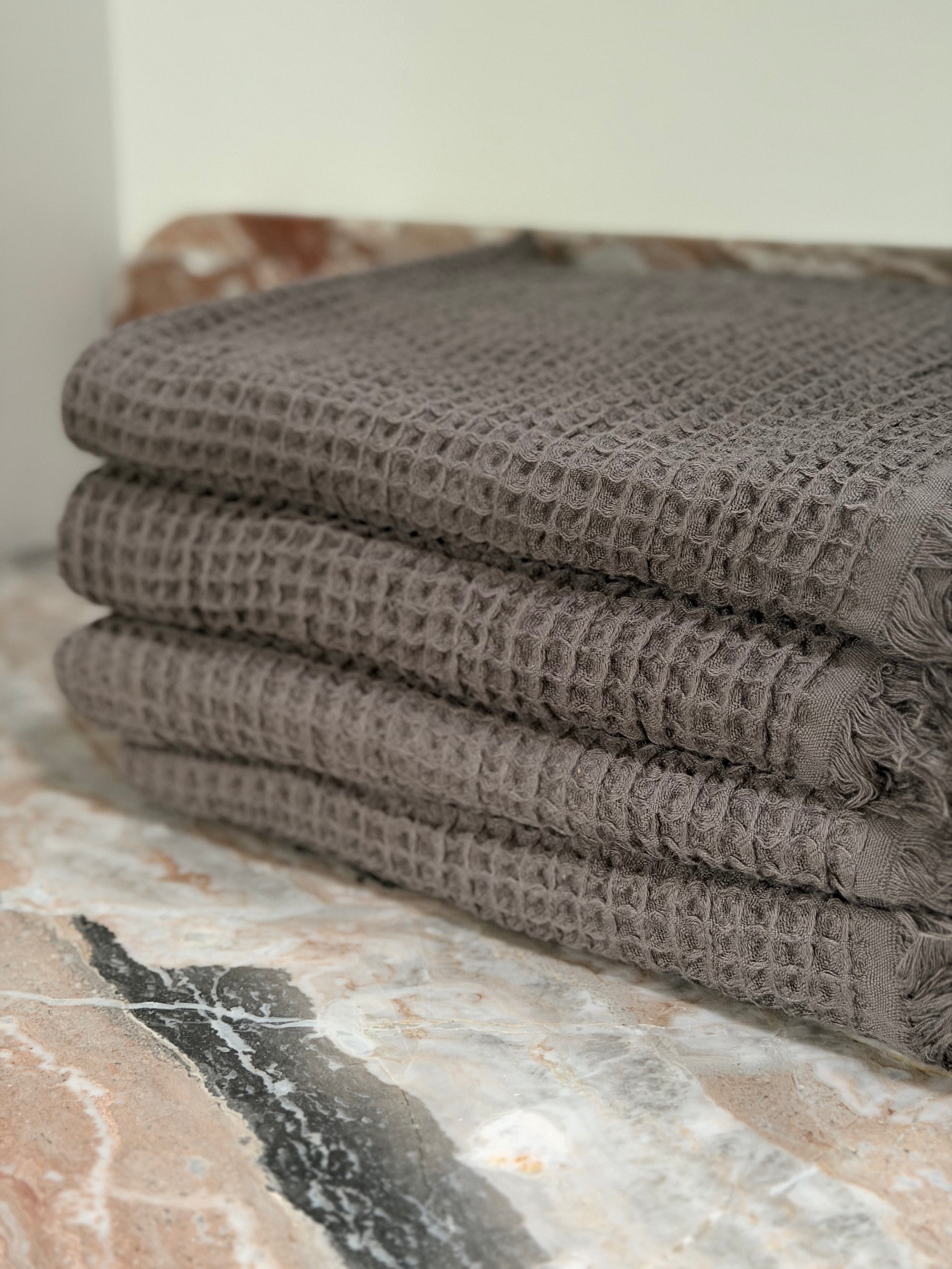 HENLEY TOWEL - GRAPHITE