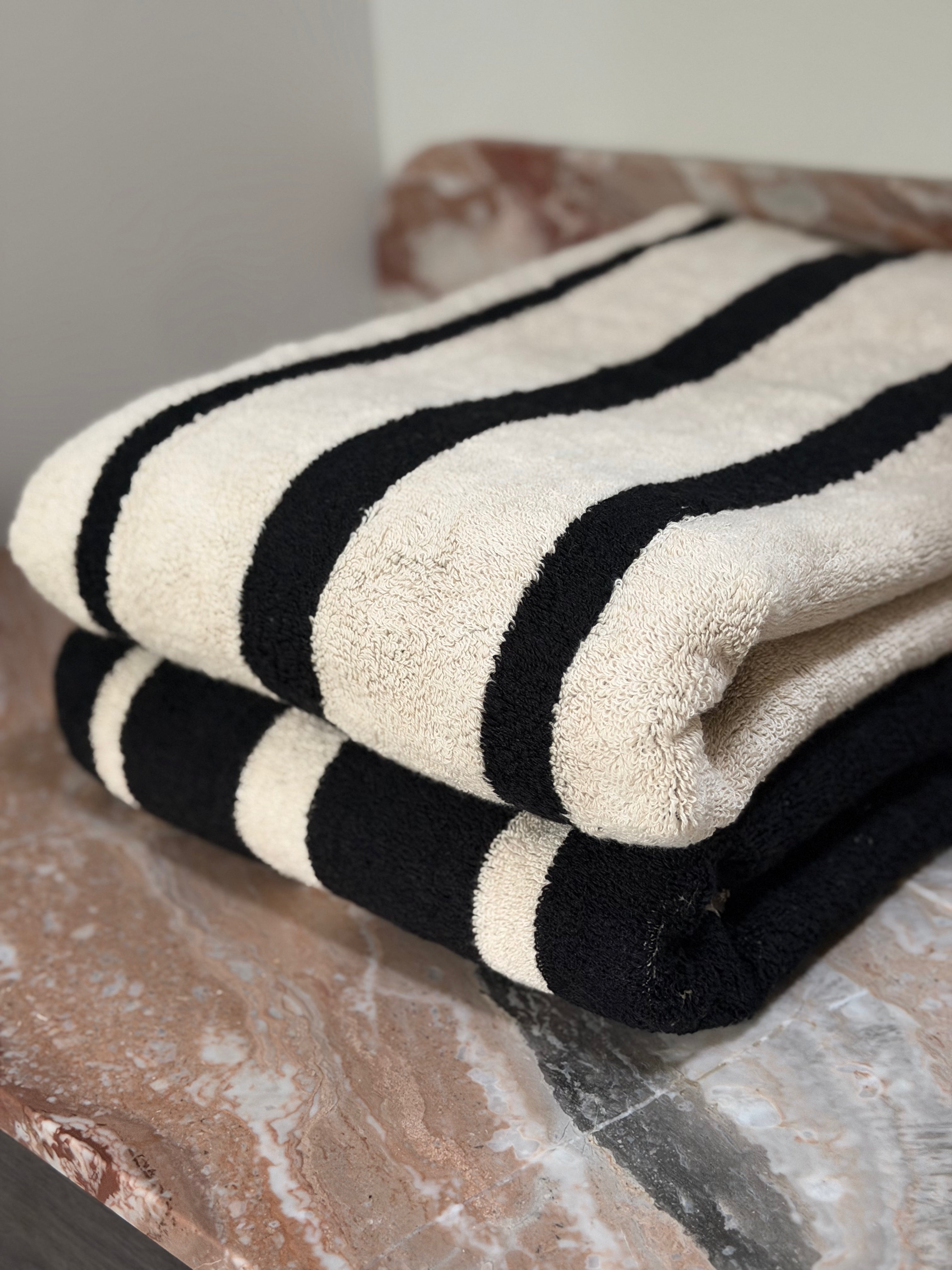 BONDI TOWEL - BLACK